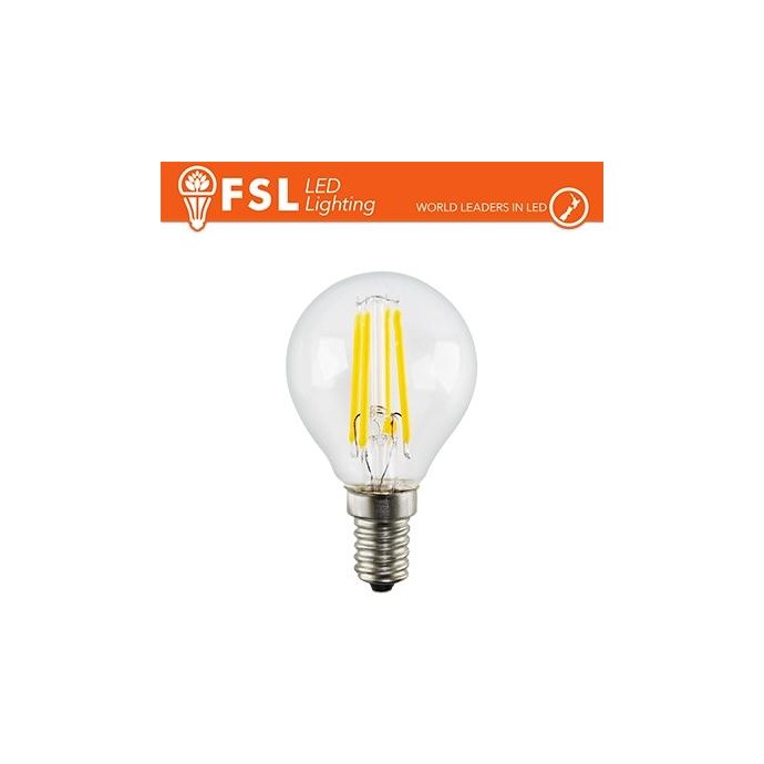 Lampada Filamento Sfera - 4W 2700K E14 400LM Lampada Filamento Sfera - 4W 2700K E14 400LM