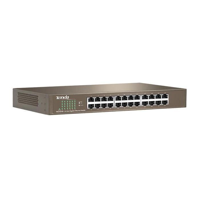 Tenda TEG1024D v7.0 Unmanaged 24-port Gigabit Ethernet Switch Tenda TEG1024D v7.0 Unmanaged 24-port Gigabit Ethernet Switch