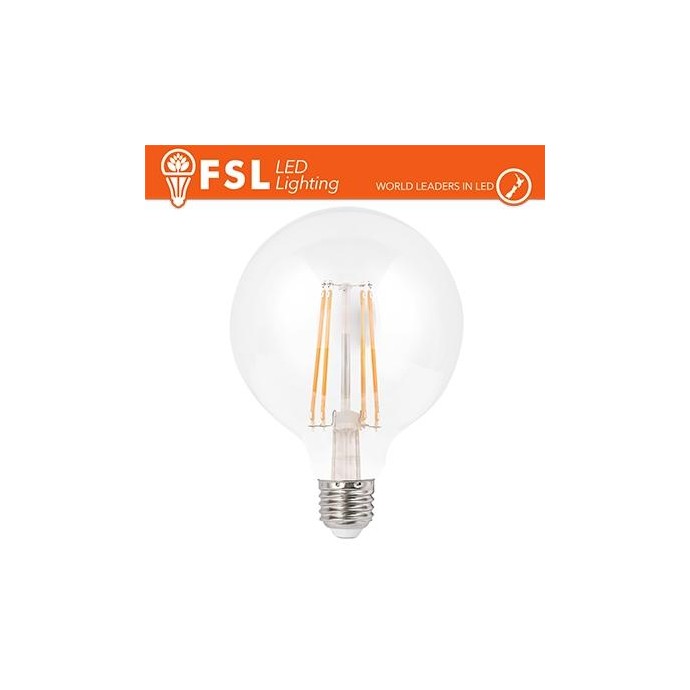 Lampada Filamento Globo Ø12,5cm - 6W 2700K E27 700LM Lampada Filamento Globo Ø12,5cm - 6W 2700K E27 700LM