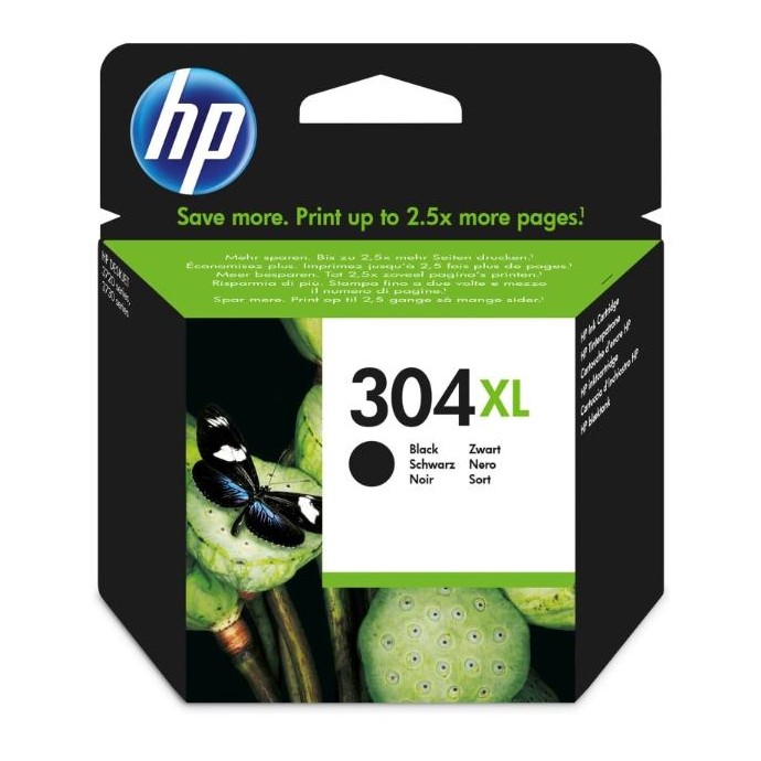 CARTUCCE ORIGINALE HP 304XL NERO