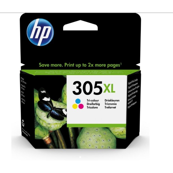 CARTUCCE ORIGINALE HP 305XL TRICOLOR CARTUCCE ORIGINALE HP 305XL TRICOLOR
