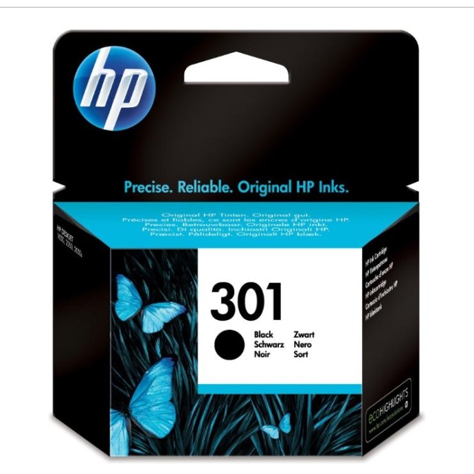 CARTUCCE ORIGINALE HP INCHIOSTRO 301 NERO CARTUCCE ORIGINALE HP INCHIOSTRO 301 NERO