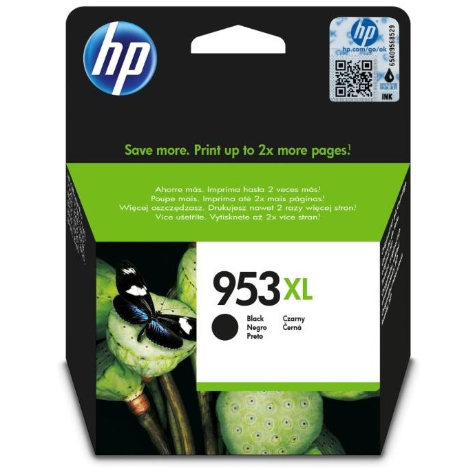 CARTUCCE ORIGINALE HP 953XL NERO ALTA CAP
