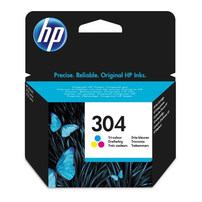 CARTUCCE ORIGINALE HP 304 COLORI