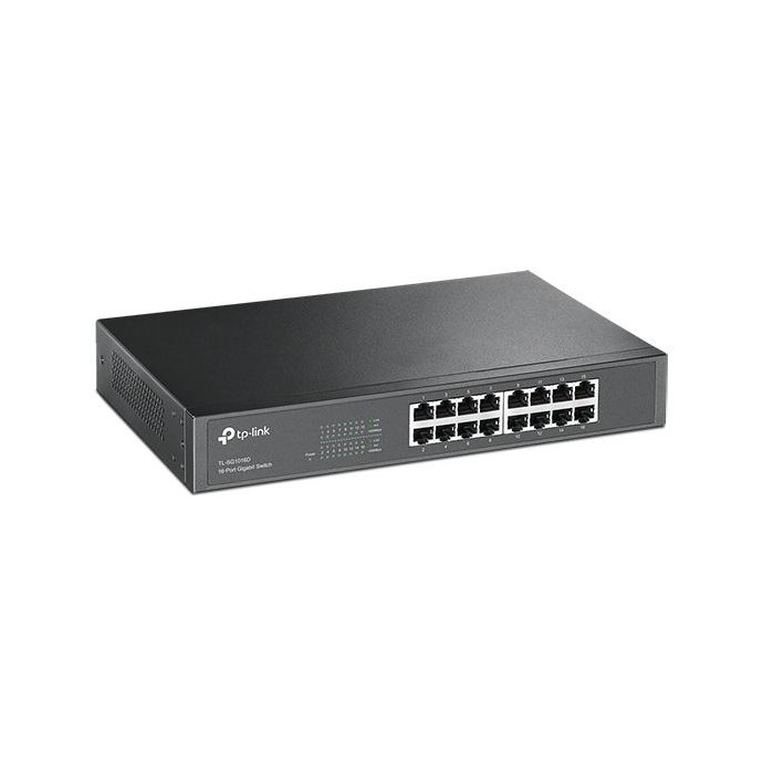 Desktop switch 16 porte Gigabit acciaio TP-Link TL-SG1016D Desktop switch 16 porte Gigabit acciaio TP-Link TL-SG1016D