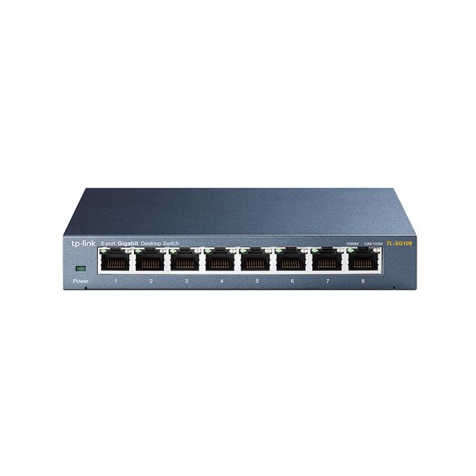 Switch 8 Porte Gigabit 10/100/1000 Mbps Plug & Play TL-SG108 Switch 8 Porte Gigabit 10/100/1000 Mbps Plug & Play TL-SG108