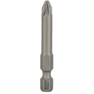 2607001577,Bit Extra Hard viti Pozidriv intaglio a croce PZ2 L. 49 mm, 3pz