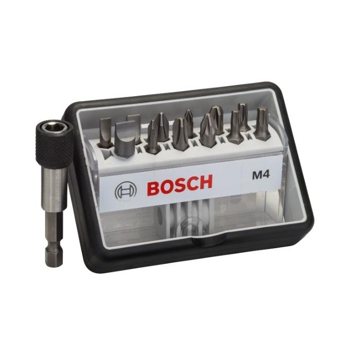2607002566,Set bit avvitamento PH/PZ/T/S Extra Hard Robust Line, 12+1pz