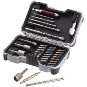 2607017326,Set punte per calcestruzzo e bit avvitamento Extra Hard, 35 pz.