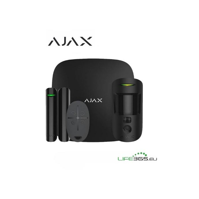 Ajax Kit di base con videocamera avanzato PLUS (StarterKit Cam Plus) nero