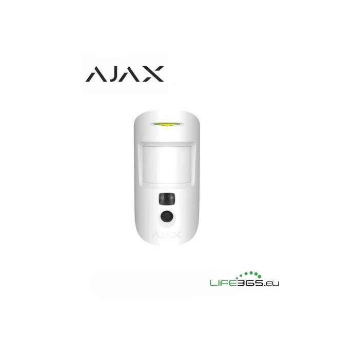 Ajax Sensore di movimento con fotocamera (MotionCam) bianco - PET Immune