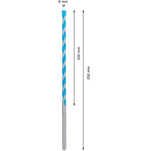 2608901484,Punta universale Multi Construction 8x200x250 mm