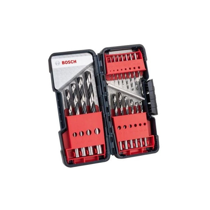 2608577350,Set punte metallo HSS PointTeQ ToughBox, 18pz 1-10 mm