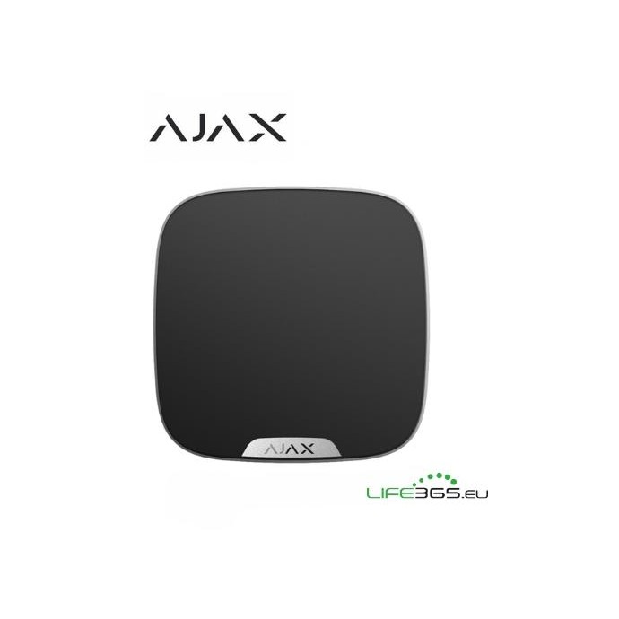 Ajax Sirena da esterno doppio pannello (StreetSiren DoubleDeck) nero