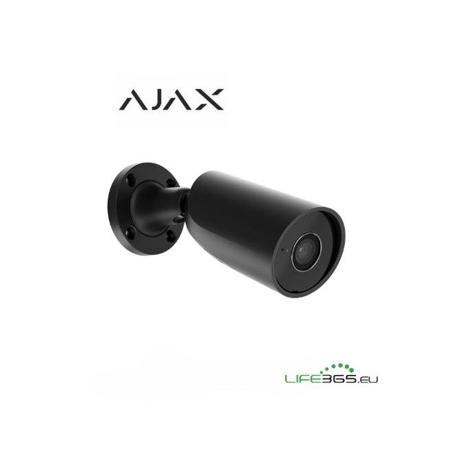 Ajax Telecamera Bullet IP PoE (BulletCam) (5 Mp/2.8 mm) nero