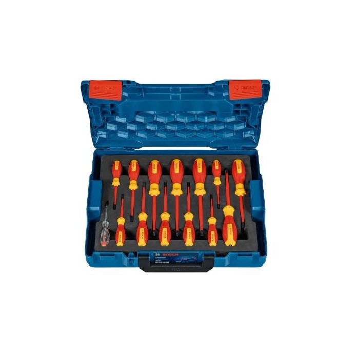 1600A02NF9,VDE Cacciavite set 14 pezzi misto
