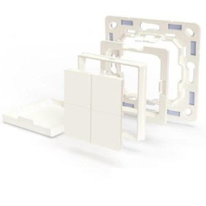 Shelly BLU Wall Switch 4 (+Legrand adapter) -Pulsante a muro Bluetooh 4 tasti