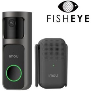 Kit Imou Videocampanello 3S a batteria 2.5K con lente FISHEYE + cicalin wireless