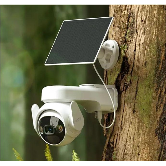 Imou Kit Telecamera Cell PT 4G 2nd a batteria 2K 3Mp OUTDOOR 360°+ pannello sol