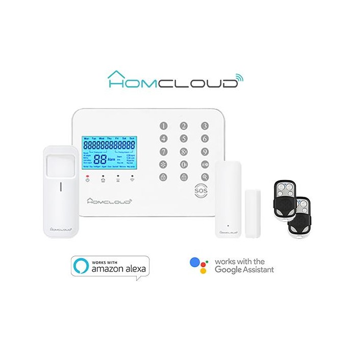 Kit Antifurto wireless 10P Homcloud Wi-Fi + GSM PRO Kit Antifurto wireless 10P Homcloud Wi-Fi + GSM PRO