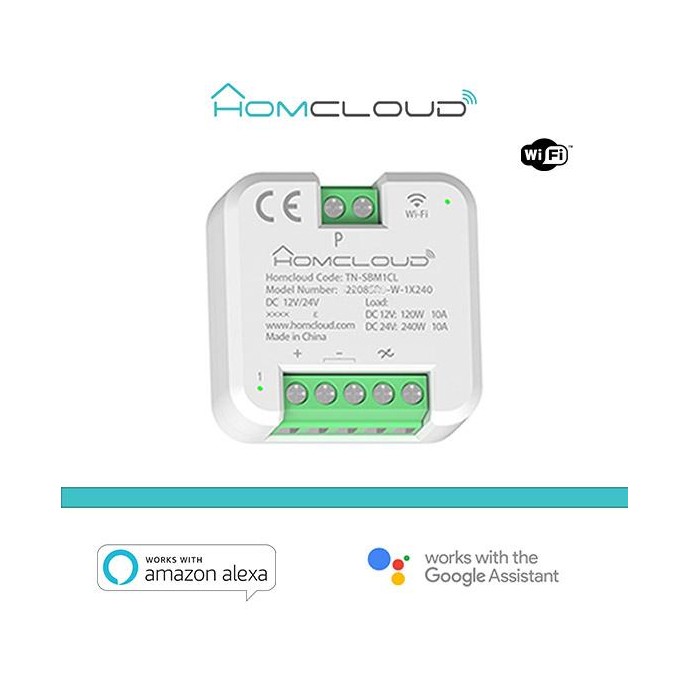 Modulo Pulsante Relè Wi-Fi 12/24V 1CH Modulo Pulsante Relè Wi-Fi 12/24V 1CH