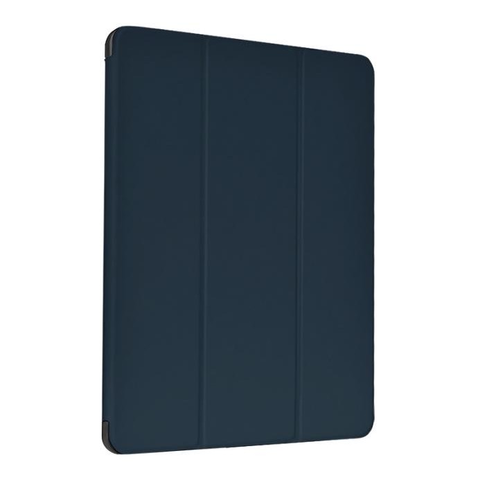 Cover per iPad Pro 11 2021 in pelle con supporto pencil Blu