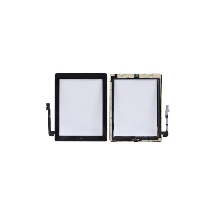 Vetro Touch Adesivi Pulsante per iPad 3 Nero AAA+ Vetro Touch Adesivi Pulsante per iPad 3 Nero AAA+