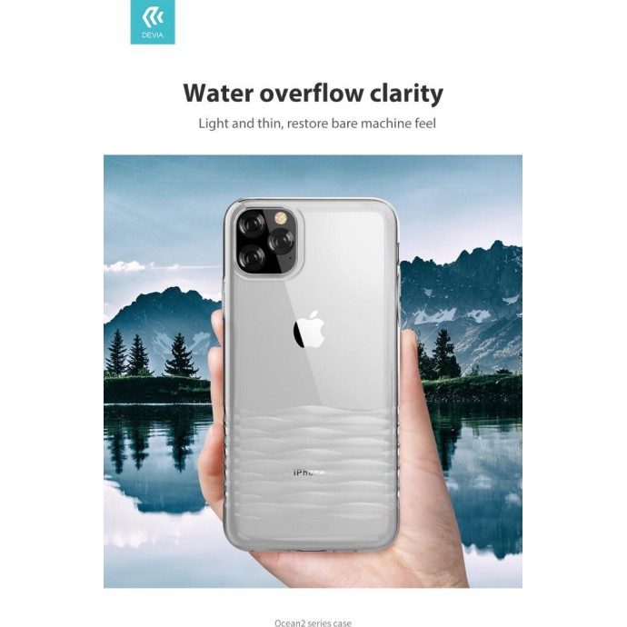 Cover Ocean 2 Protezione Trasparente per iPhone 11 Pro Max Cover Ocean 2 Protezione Trasparente per iPhone 11 Pro Max