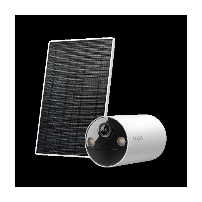 Telecamera a batteria Smart Tapo TC82 2K Kit con Pannello solare