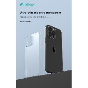 Cover Trasparente Morbida in TPU per iPhone 15 Pro