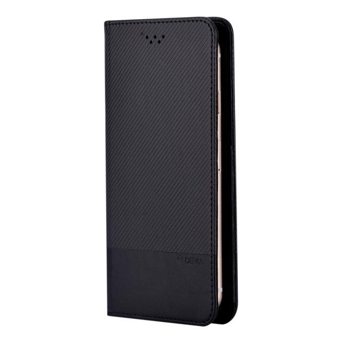 Custodia a Libro Universale per Smartphone 5.5 Pollici Nera Custodia a Libro Universale per Smartphone 5.5 Pollici Nera
