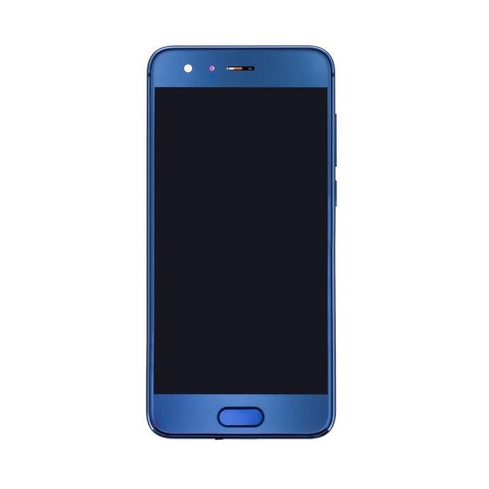 Lcd e Touch con frame Originale per Honor 9 Blu