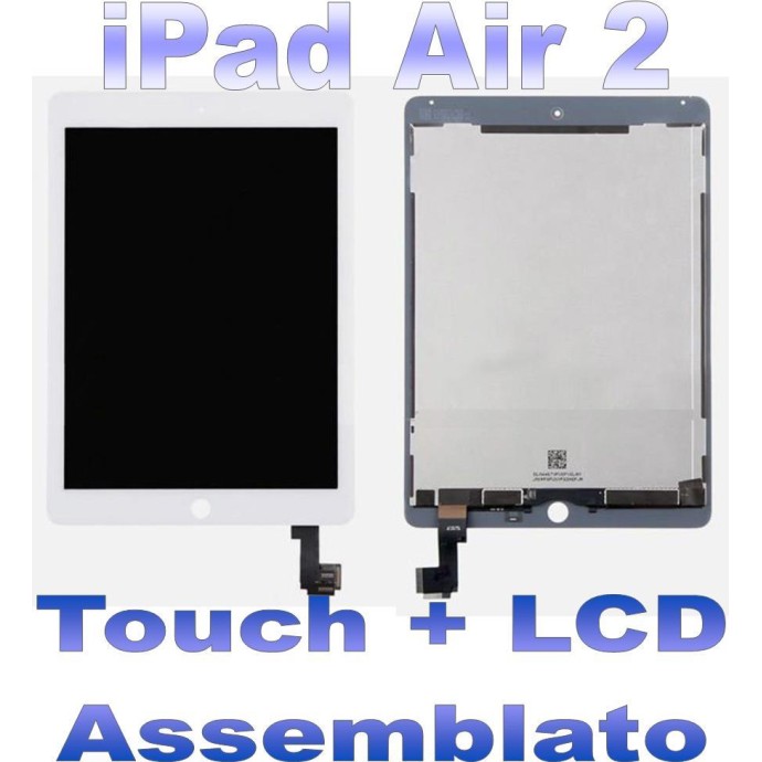 LCD + Touch Assemblato per iPad 2 Air Bianco Grado A+ A1566 LCD + Touch Assemblato per iPad 2 Air Bianco Grado A+ A1566