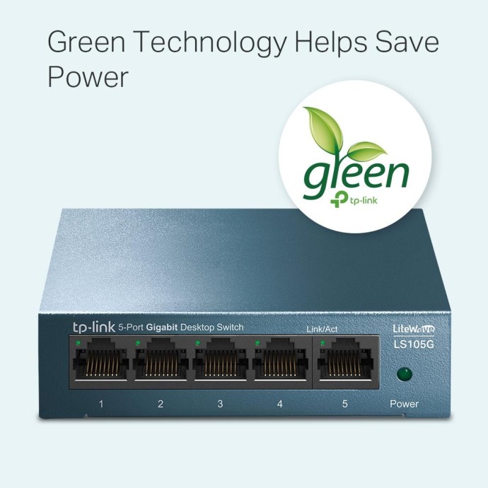 Switch Desktop 5 Porte 10/100/1000Mbps Switch Desktop 5 Porte 10/100/1000Mbps
