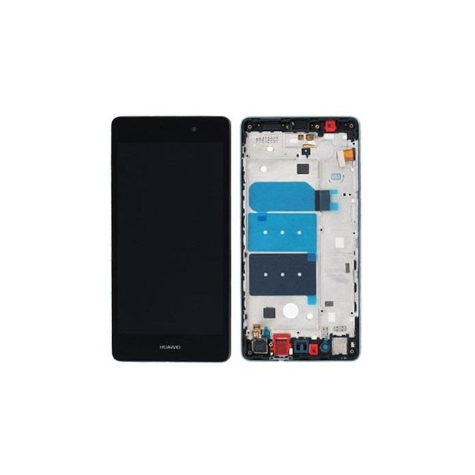 LCD + Touch Originale con Frame per Huawei P8 Lite Nero