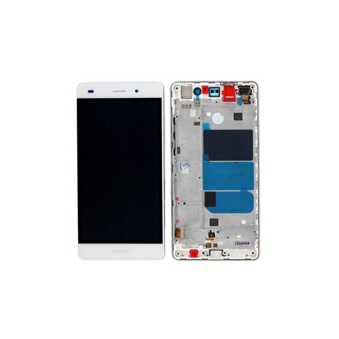 LCD + Touch Originale con Frame per Huawei P8 Lite Bianco