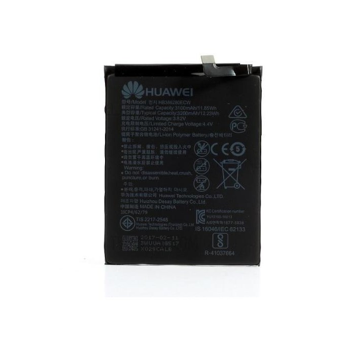 Batteria Originale HB386280ECW per P10 3200mAh Li-Ion