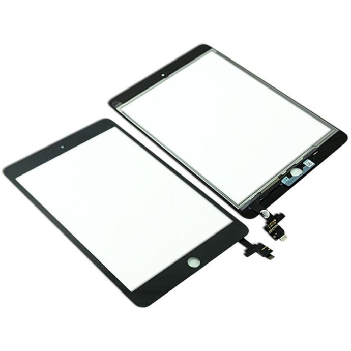 Touch Screen iPad Mini 3 A1599 A1600 con connettore IC Nero Touch Screen iPad Mini 3 A1599 A1600 con connettore IC Nero