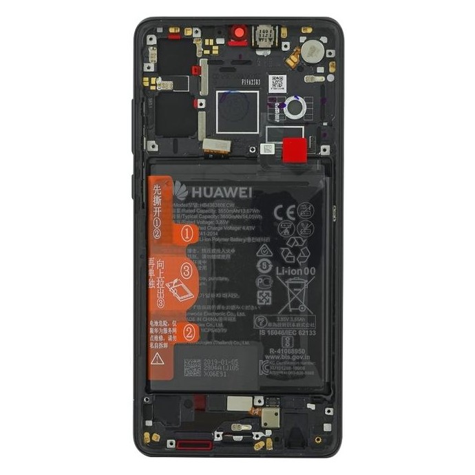 Lcd per Huawei P30 02354HLT Service Pack Nero