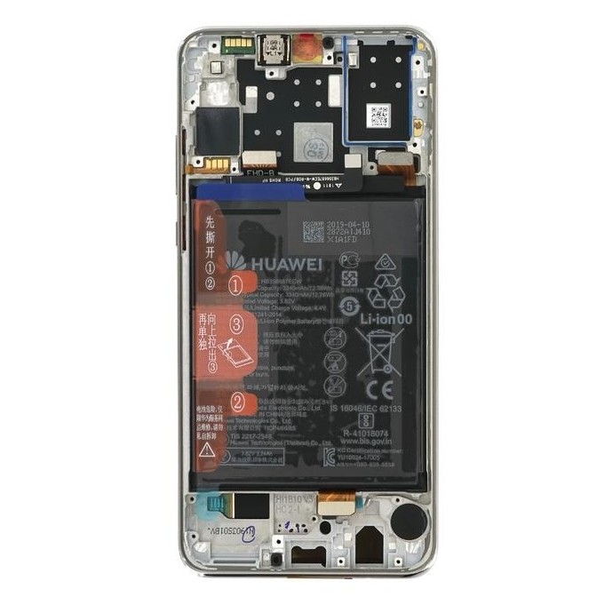 Lcd Huawei per P30 Lite Service Pack 02352RQC Pearl white