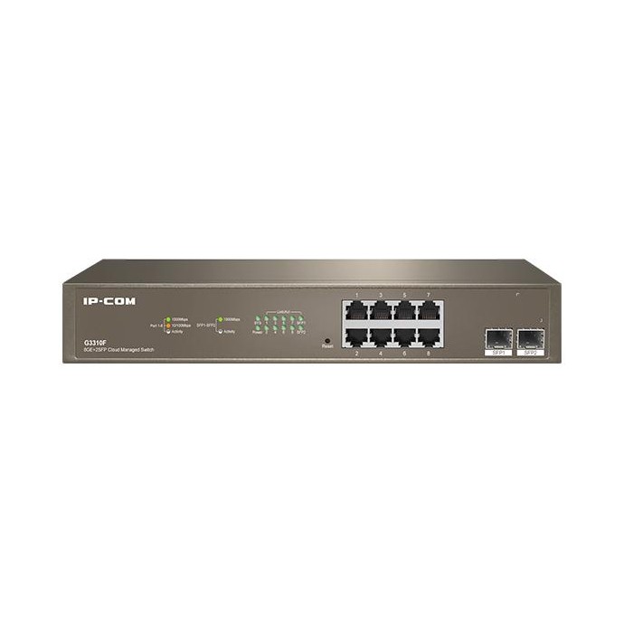 Switch Cloud Managed 8 port GE + 2 SFP - G3310F Switch Cloud Managed 8 port GE + 2 SFP - G3310F