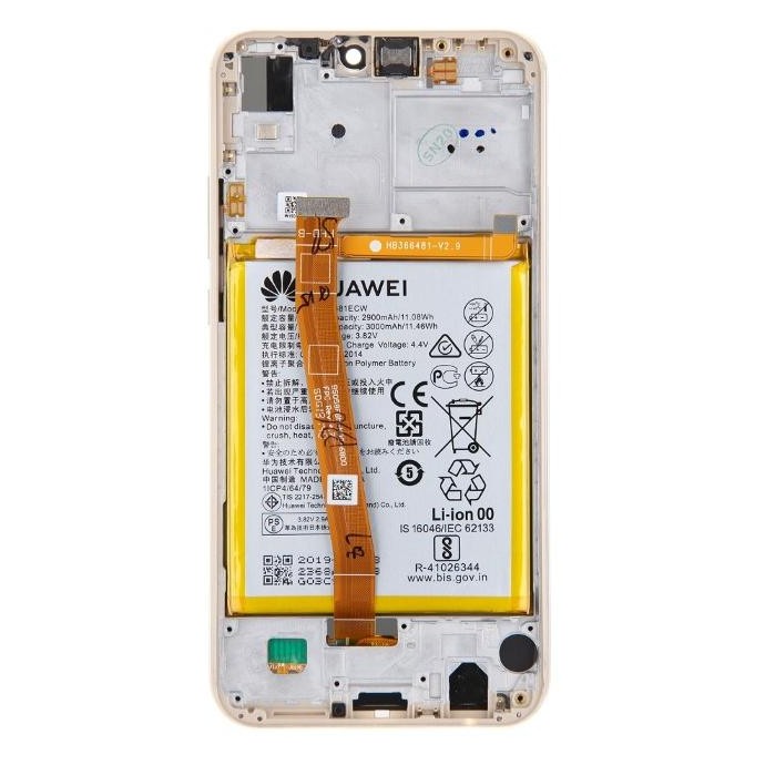 Lcd Huawei P20 Lite Originale Service Pack 02351WRN Gold