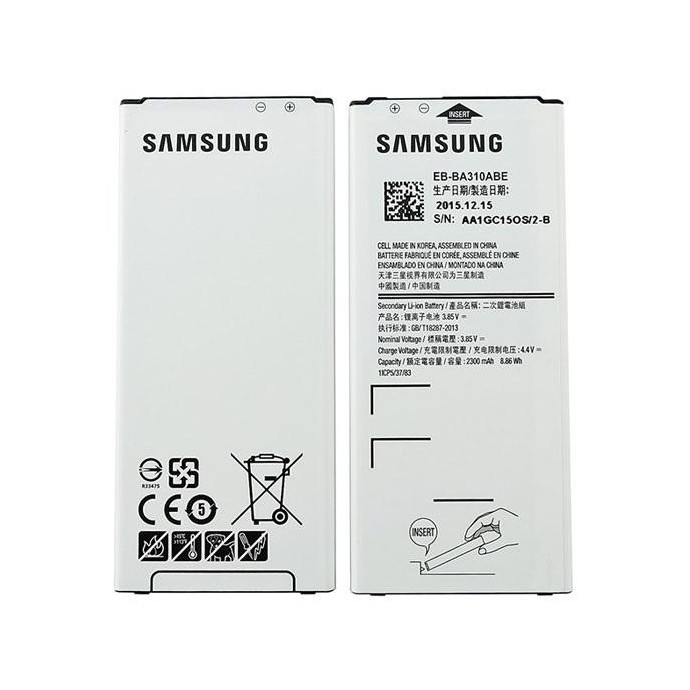 Batteria Originale Samsung A3 2016 EB-BA310ABE