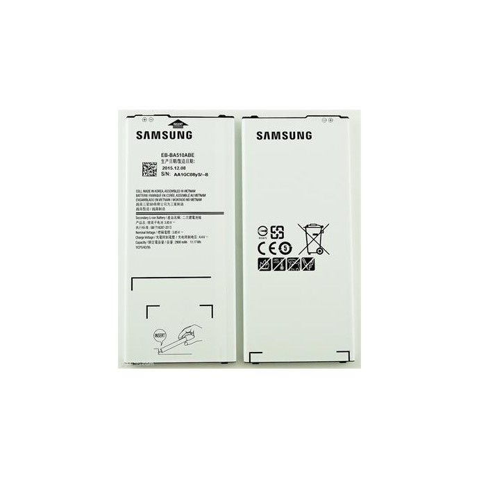 EB-BA510ABE A510 Samsung Batteria A5 2016 Originale 2900mAh