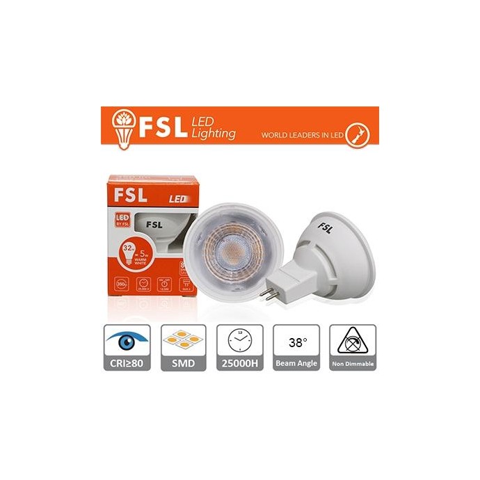 MR16 Lampadina LED - 6W 4000K 510LM 38º CRI80 DC 12V MR16 Lampadina LED - 6W 4000K 510LM 38º CRI80 DC 12V