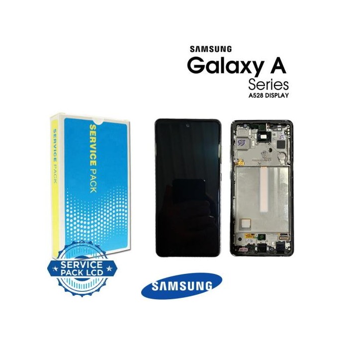 Lcd Samsung SM-A528 A52s 5G Nero Service Pack GH82-26861A