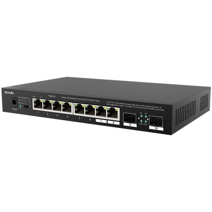 Switch Ethernet 2.5G 8 porte + 2 SFP - TEM2010F Switch Ethernet 2.5G 8 porte + 2 SFP - TEM2010F