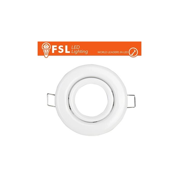 Ghiera orientabile foro 70mm COLORE BIANCO Ghiera orientabile foro 70mm COLORE BIANCO
