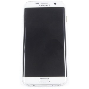 LCD + TOUCH PER GALAXY S7 EDGE ORIGINALE BIANCO GH97-18533D