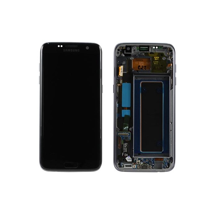 LCD + TOUCH PER GALAXY S7 EDGE ORIGINALE NERO GH97-18533A LCD + TOUCH PER GALAXY S7 EDGE ORIGINALE NERO GH97-18533A